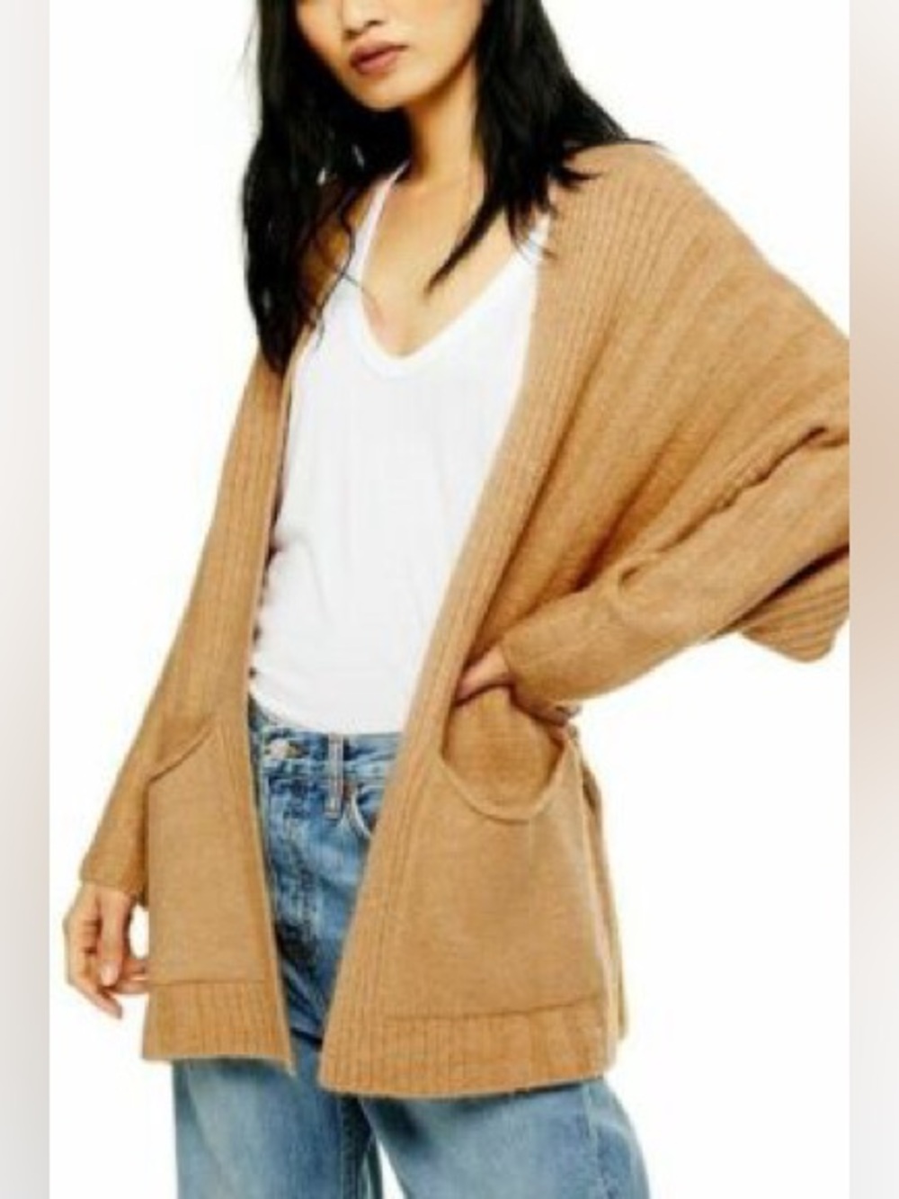TOPSHOP Oversized Cardigan Sweater